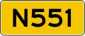 Provinciale weg 551