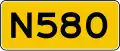 Voormalige provinciale weg 580