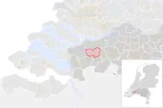 Locatie van de gemeente Halderberge (gemeentegrenzen CBS 2016)