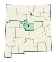 Congresdistricten van New Mexico sinds 2003