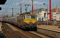 De 1608 werd de enige goudkleurige NMBS-locomotief