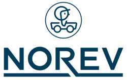 Het nieuwe Norev logo.