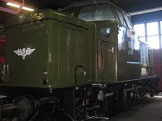 Di 2 833 in het spoorwegmuseum te Hamar