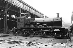 NS 3767 op de rolbrug van de Centrale Werkplaats Tilburg