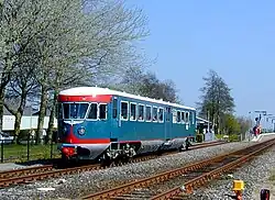 Blauwe Engel bij het station