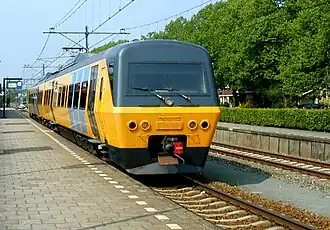 Railhopper op het station