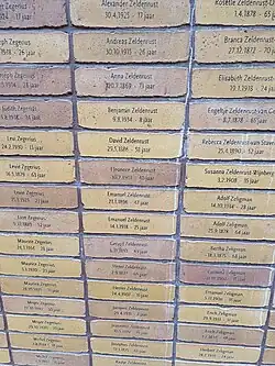 Naamstenen familie Zeldenrust