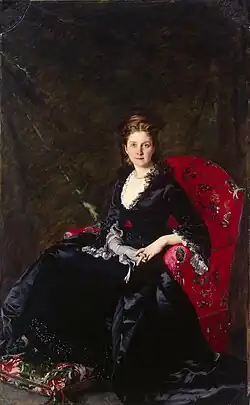 Portret van Nadezjda Polovtsova - Carolus-Duran