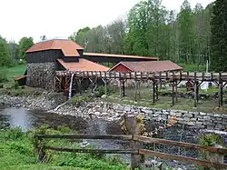 Het oude hoogovenbedrijf