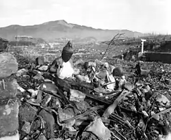 Een Japans rapport karakteriseerde Nagasaki als "een begraafplaats waar geen grafsteen meer rechtop stond." 24 september 1945