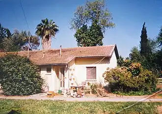 Woning uit de begintijd van de kibboets