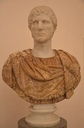 Buste Lucius Junius Brutus uit het nationaal archeologisch museum van Napels