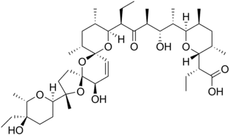 Structuurformule van narasin