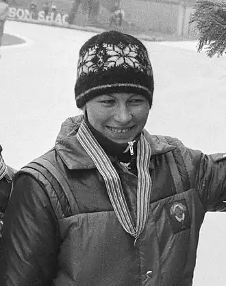 Natalya Glebova in 1982