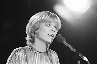 Kimm tijdens het Nationaal Songfestival 1978