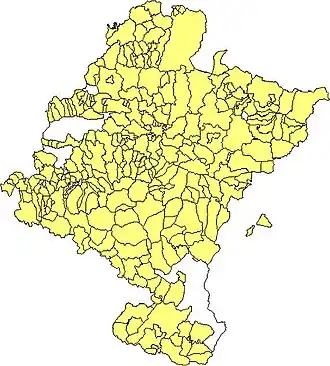 Kaart van Villava/Atarrabia