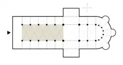 ■&nbsp;middenschip