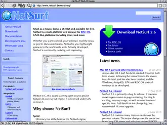 NetSurf op RISC OS