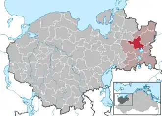 Kaart van Neukloster