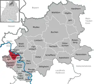 Kaart van Neunkirchen