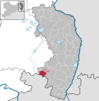 Kaart van Neusalza-Spremberg