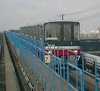 Nanko Port Town-lijn op de kaart