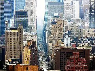 Seventh Avenue richting Central Park