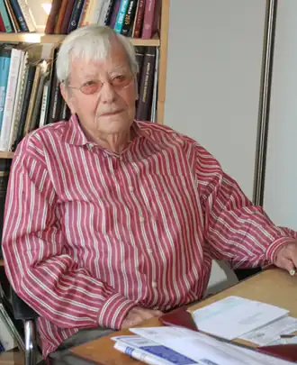 Nico Bloembergen in 2006 thuis in Tucson.