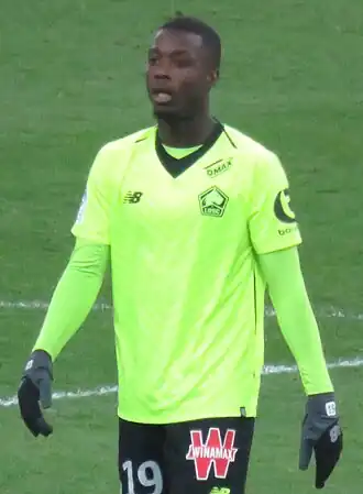 Pépé in 2019 als speler van Lille OSC