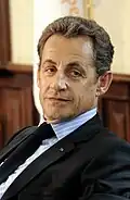 Nicolas Sarkozy  gekozen in 2007