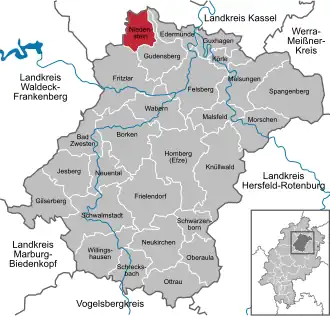 Kaart van Niedenstein