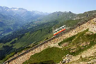 Niesenbahn, voertuig voor de top