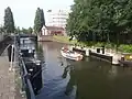 Nieuwe Entrepotdokschutsluis met brug 352