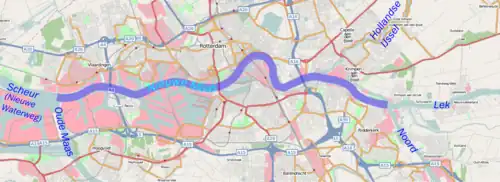 Detailkaart Nieuwe Maas