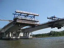 Betlembrug tussen A9 en A1 in aanbouw