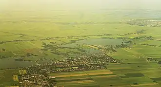 Nieuwkoop, gezien naar het zuidoosten. Juli 2017.