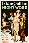 Filmposter voor Night Work (1930)