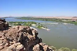 Derde cataract, ten noorden van Dongola (Soedan)