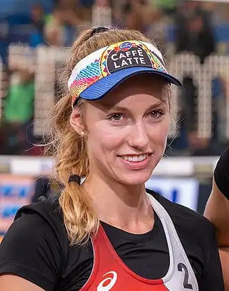 Brunner tijdens de WK in Hamburg (2019)