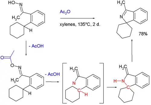 Synthesis van cyclische en spiro-imines.