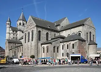 De Sint-Gertrudiskerk in Nijvel