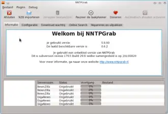 NNTPGrab 0.6.90 op Fedora