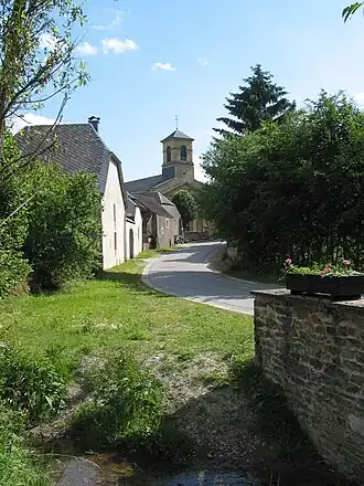 Rue de la Halte in Nobressart