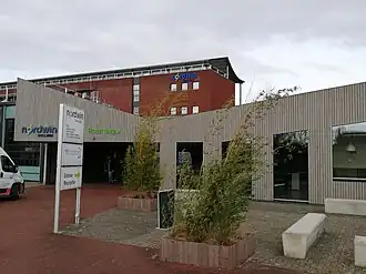 Nordwin College gebouw Potmarge aan de Jansoniusstraat in Leeuwarden (MBO 3 en 4)