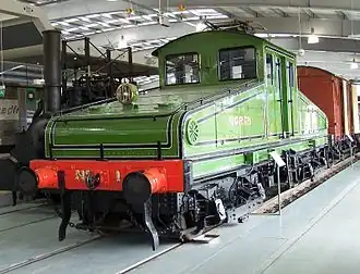 Locomotief nr 1 in het Locomotionmuseum te Shildon in april 2008