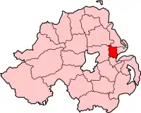 Kaart van Newtownabbey