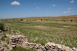 De Nossob tussen Botswana en Zuid-Afrika