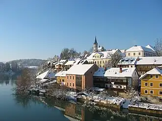 Novo mesto aan de Krka