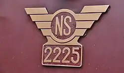 Locplaat NS 2225