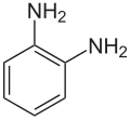 Structuurformule van o-Fenyleendiamine